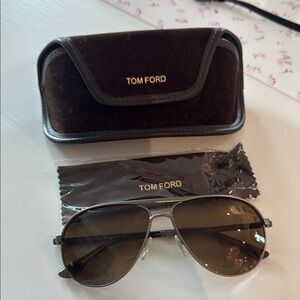 Tom Ford Aviator Sunglasses with Case